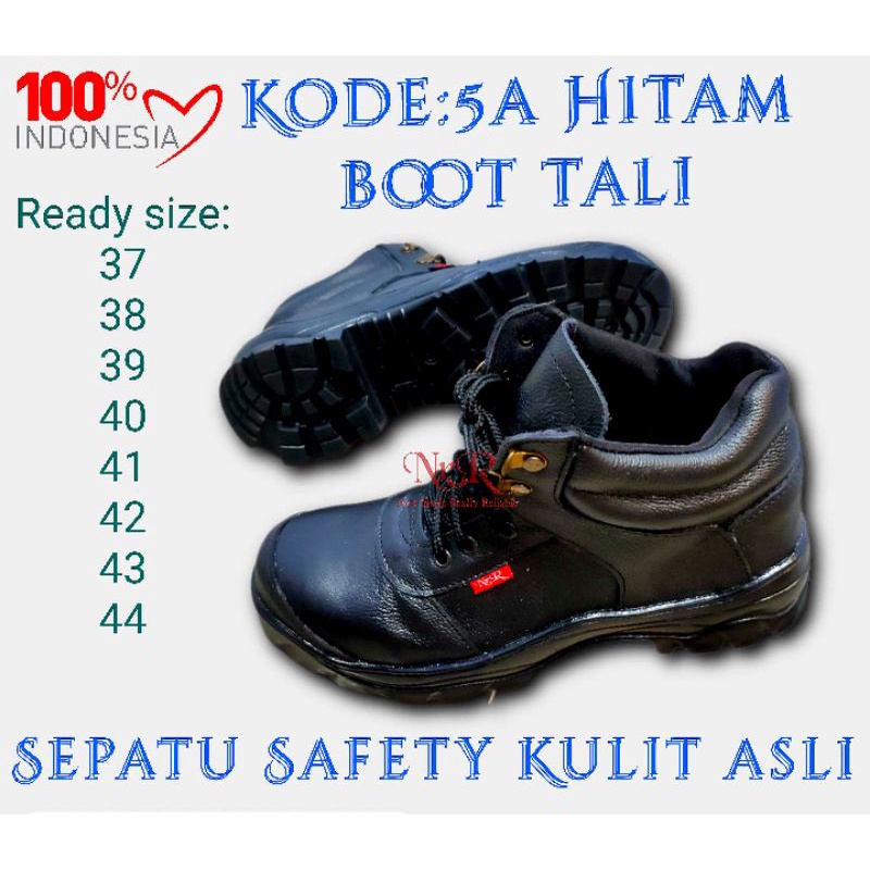 Sepatu safety Bahan kulit SAPI asli/sepatu CASUAL BOOT TOURING safety asli kulit/sepatu Kasual kulit boot safety pria wanita