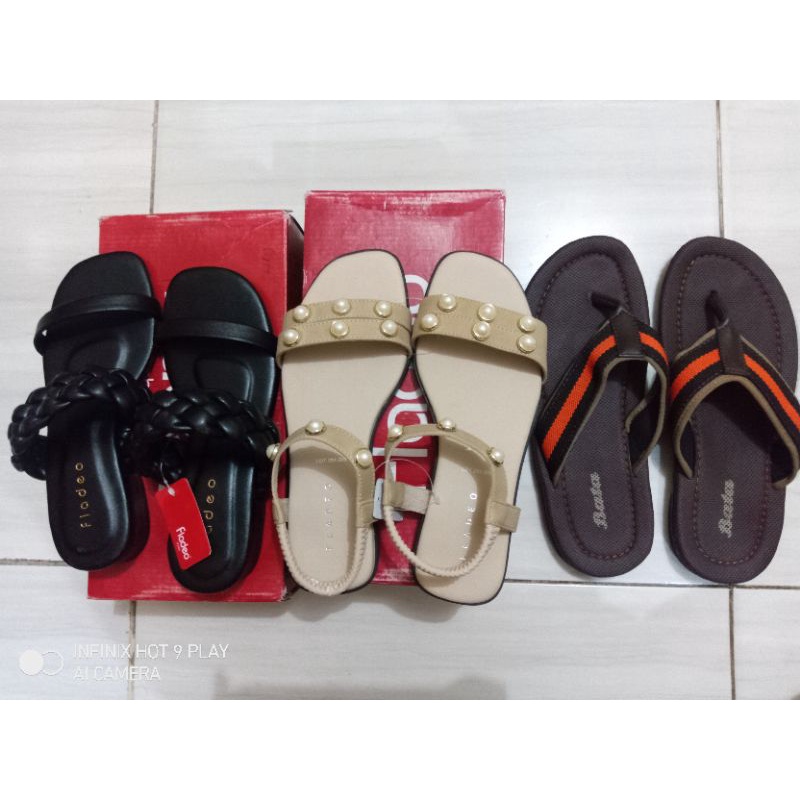 Sandal Fladeo / Bata ex Display Mall