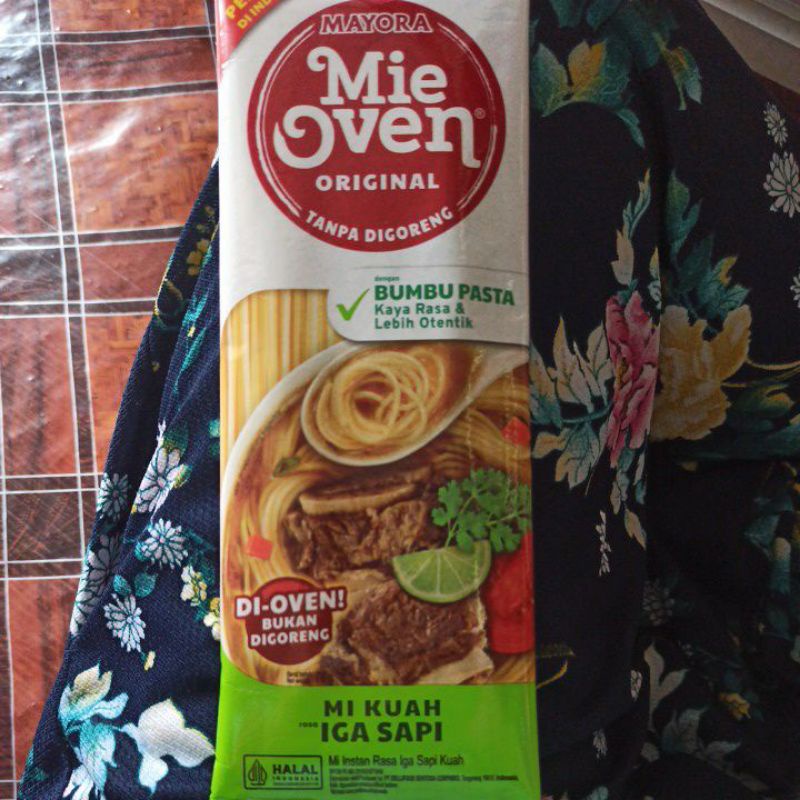 

mie oven kuah iga sapi