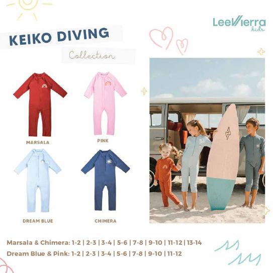 Lee Vierra Keiko Long Sleeves Diving - Baju Renang Anak