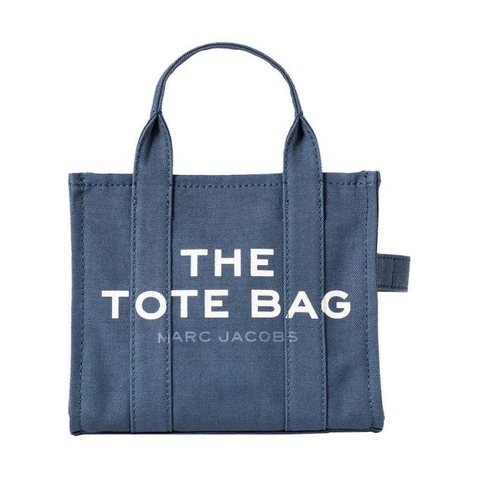 Marc Jacobs The Mini Traveler Tote Bag Blue Shadow