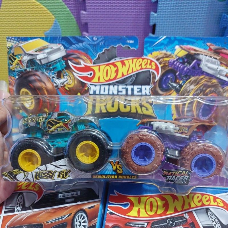 hot wheels monster truck isi2.hot wheels monster truck hissy fit vs ratical racer