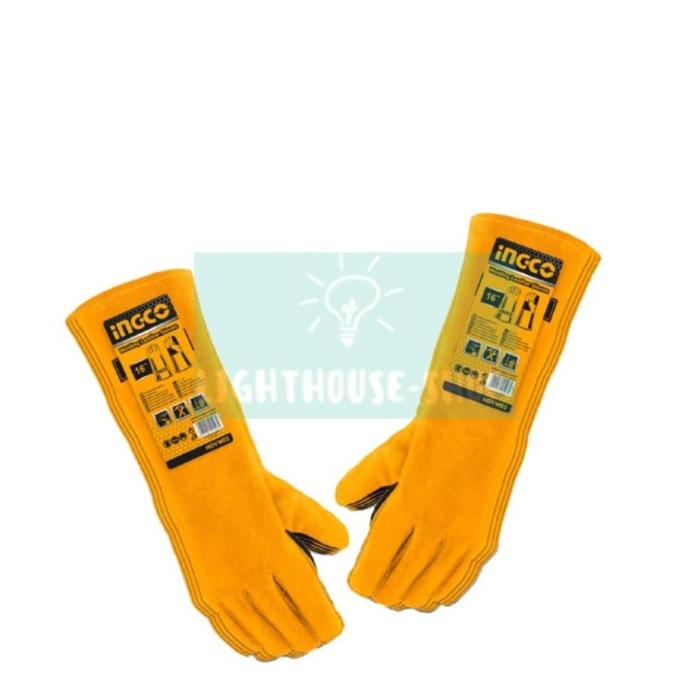 INGCO HGVW02 SARUNG TANGAN LAS PANJANG WELDING LEATHER GLOVES