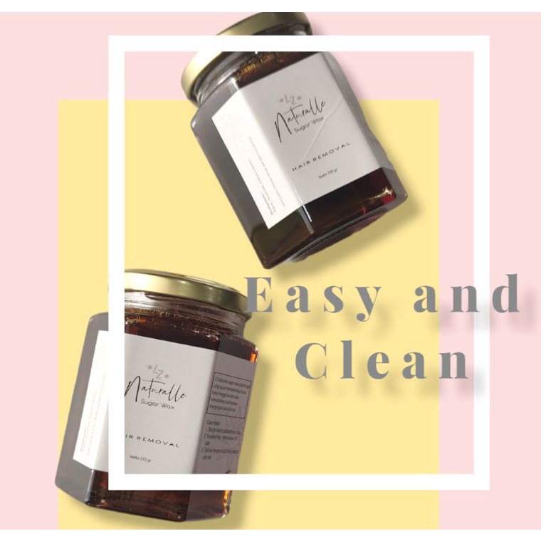 (M✓76♫) 250gram Lz Naturale Sugar wax BPOM Sweet Solution Waxing Pencabut Bulu sugarwax langsung.kii