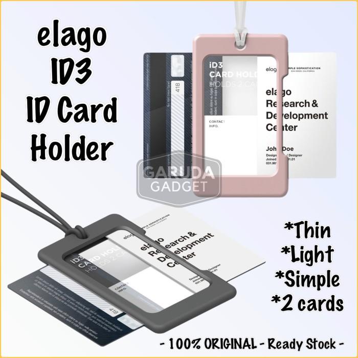 

Best Seller Elago Id3 Id Card Holder Strap Name Tag Kerja Kantor Nametag Nama Dada