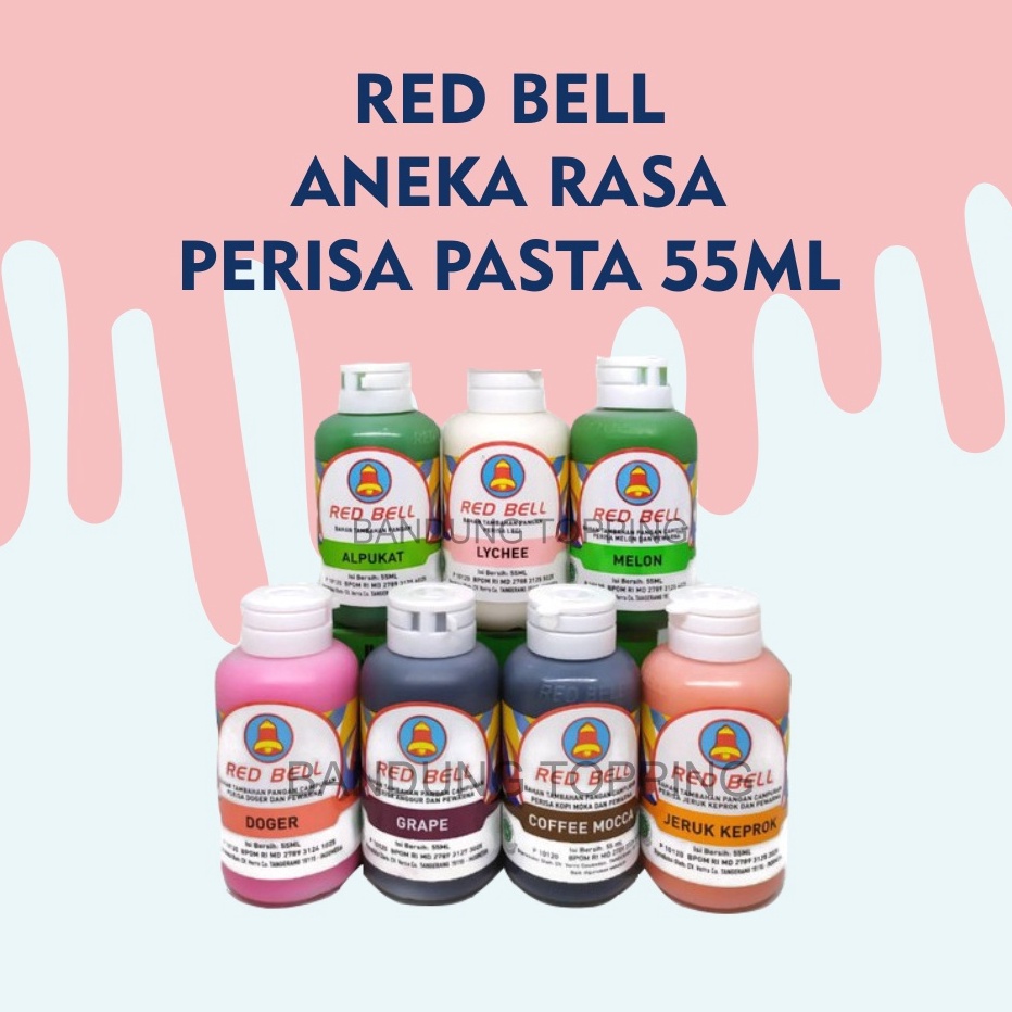 

⚡GROSIR⚡ Perisa Pasta Red bell 55ml aneka rasa