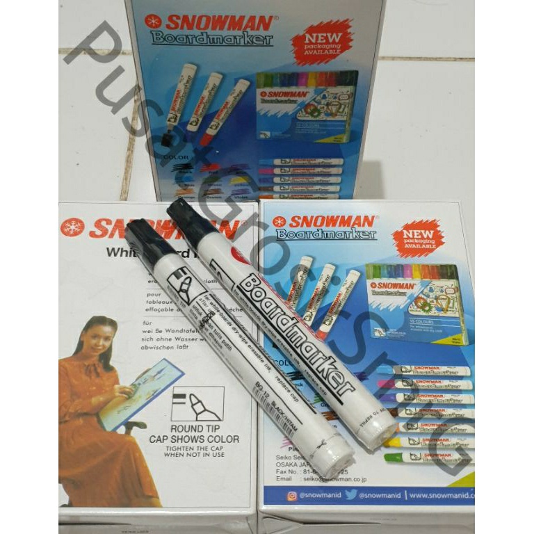 

Promo.. Spidol Snowman Whiteboard (1 lusin) TERMURAH 76