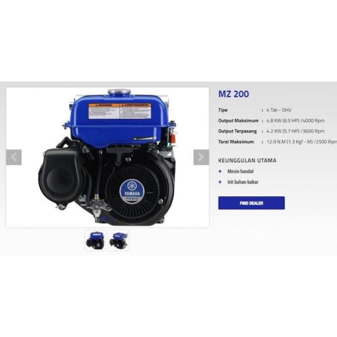 Mesin Ketinting-Mesin Penggerak-Mesin Serbaguna Yamaha Mz 200