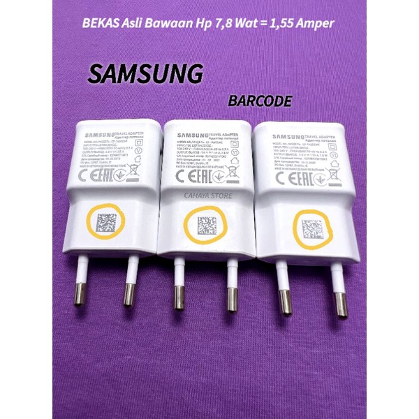 Adaptor Samsung Galaxy Bergaransi 1 Bulan Sein J7 J8 A10S A02 A03 M02 A03S A02S A04E 1,55Amper Charg