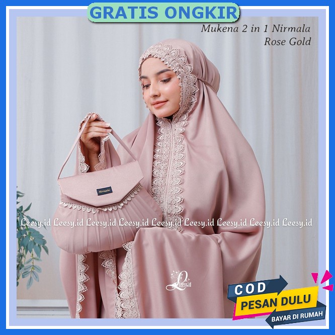 [Best Seller] Alif Blóemen Collection Mukena Mini Motif Parasut Premium Korea Travel Terlaris Rukuh 