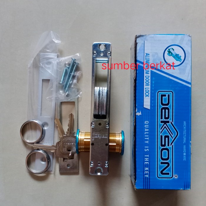 kunci aluminium dekson kc 8128/ kunci pintu aluminium dekson kc 8128 - pendek