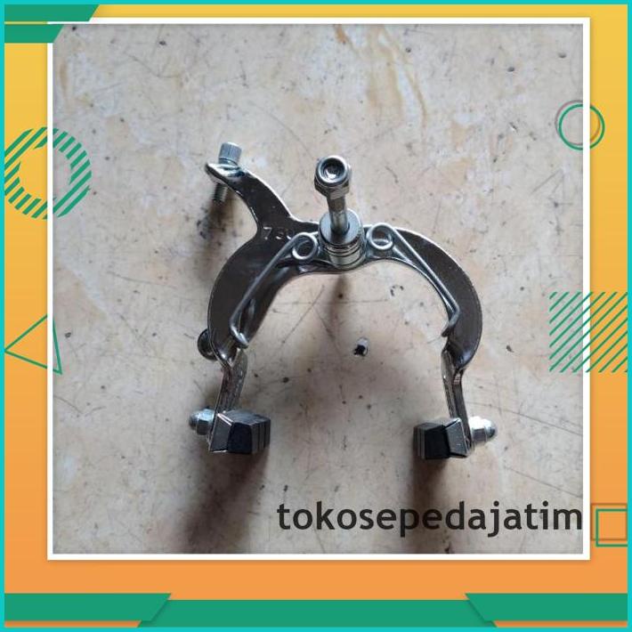 GRATIS ONGKIR KAKI REM UBRAKE U BRAKE SEPEDA BALAP JADUL ROADBIKE TAIWAN CHROME 