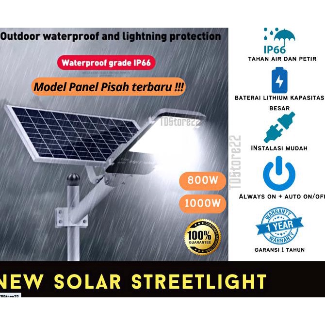 Lampu Jalan Solar PJU Lampu Tenaga Surya-Solar Street Light Tahan Air