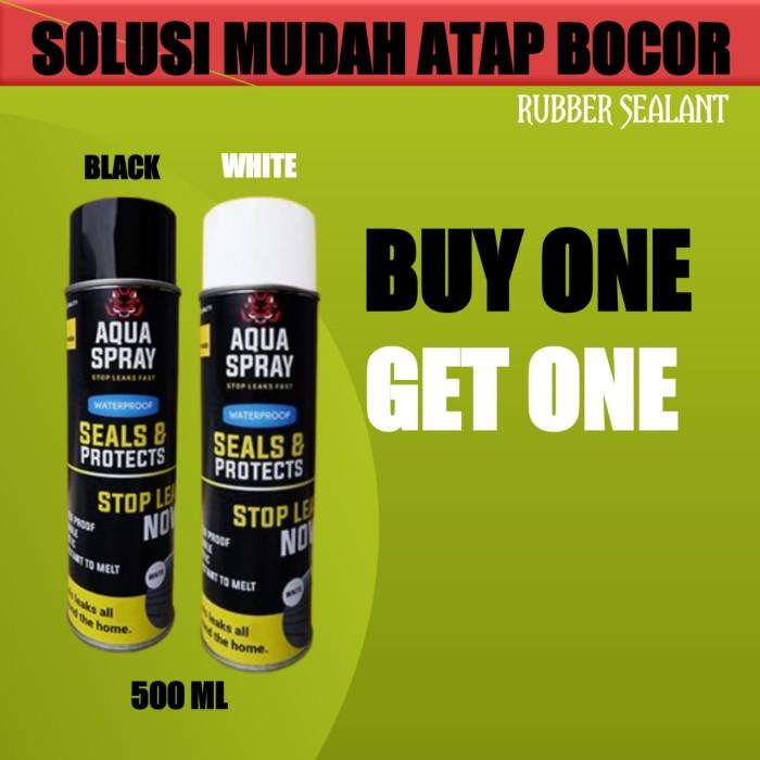 Terlaris Aquaspray Atap Anti Bocor Rubber Sealant Cairan Ajaib Anti Bocor 500Ml
