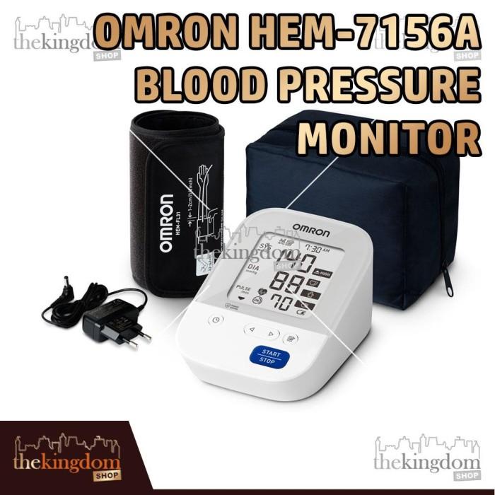 Best Seller Omron Hem-7156T-A 7156A Blood Pressure 7156Ta Tensi Tensimeter 7156 Ta - Hem-7156A,Plast