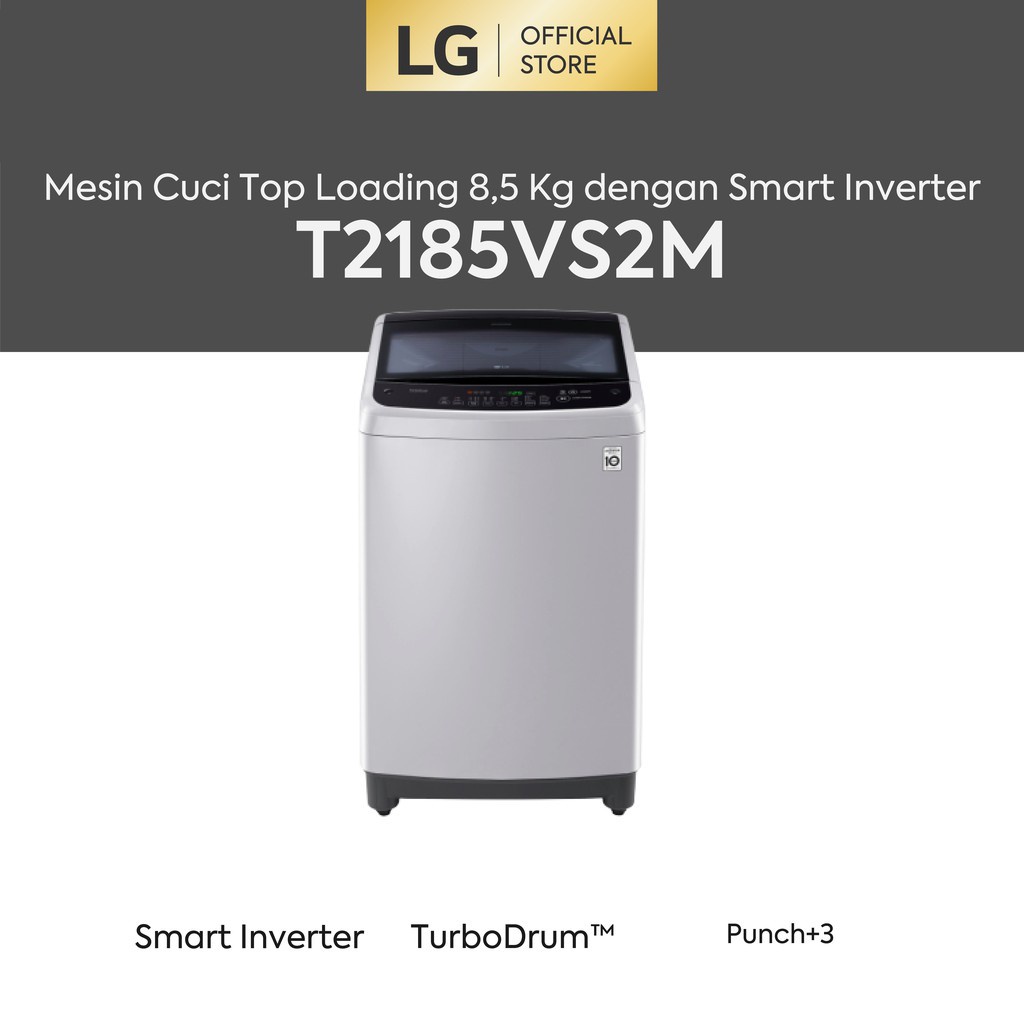 LG Mesin Cuci Top Loading 8,5 kg T2185VS2M