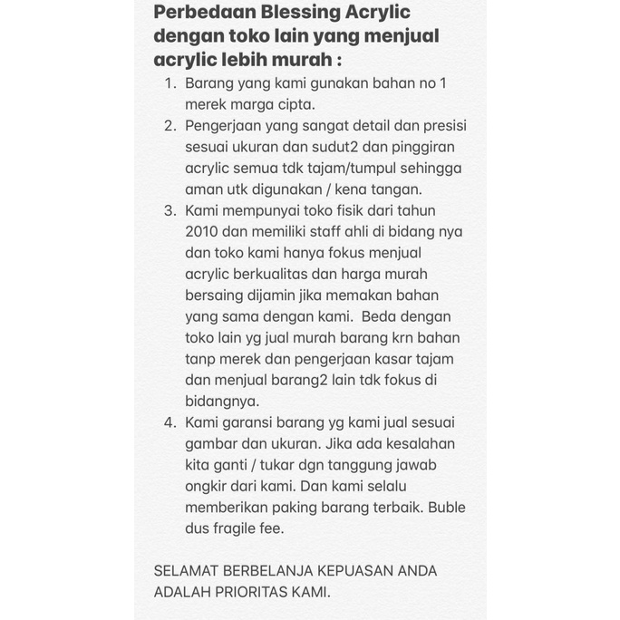

Diskon Acrylic Frame Selipan Kertas A6 2Mm Ukuran 15 Cm X 11.5 Cm.