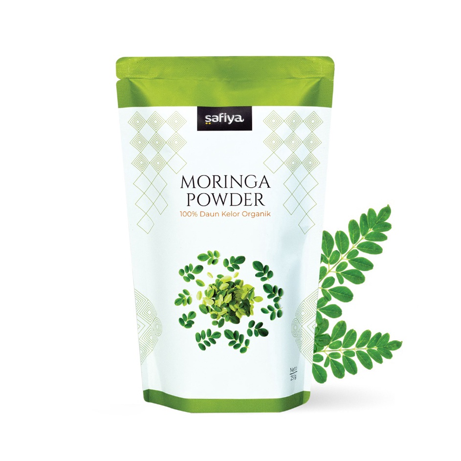 

⚡TOK SIAP 【COD Serbuk Daun Kelor 350 Gram Bubuk Moringa Powder Safiya Herbal Original