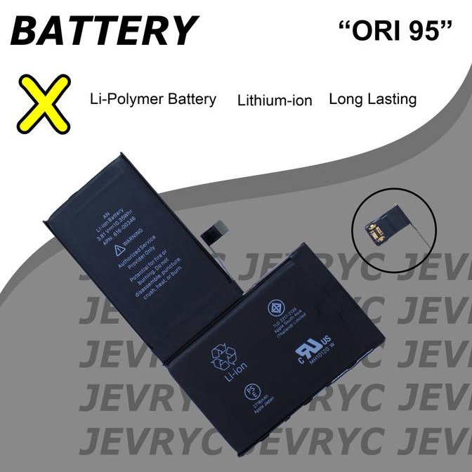 BATERAI IPHONE X ORIGINAL