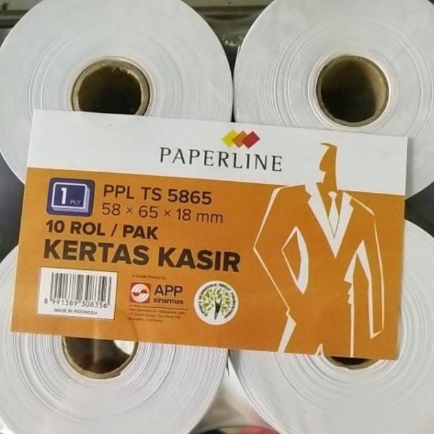 

KERTAS KASIR / KERTAS STRUK PAPERLINE [ TS 5865, TS 6865, TS 7565 ]