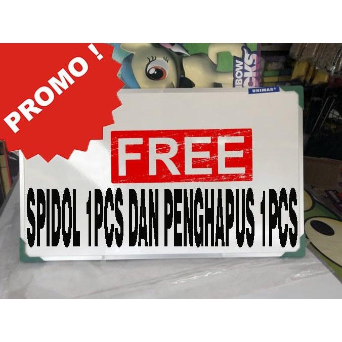 

papan tulis whiteboard 60x90