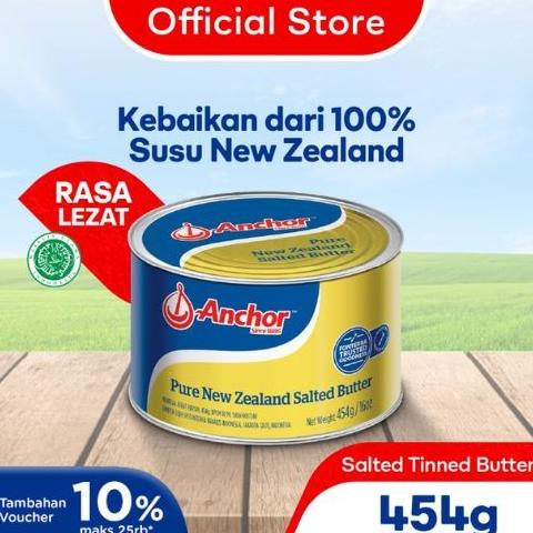 

Anchor Salted Butter 454g - Mentega Asin New Zealand