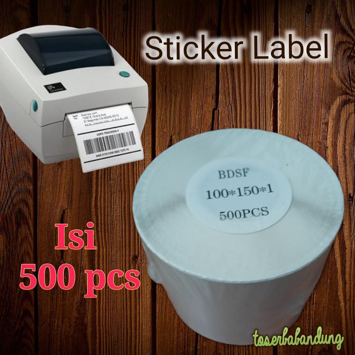 

Terlaris Label Sticker Thermal Resi Pos 100X150 Mm Termal Stiker 10X15 Isi 500