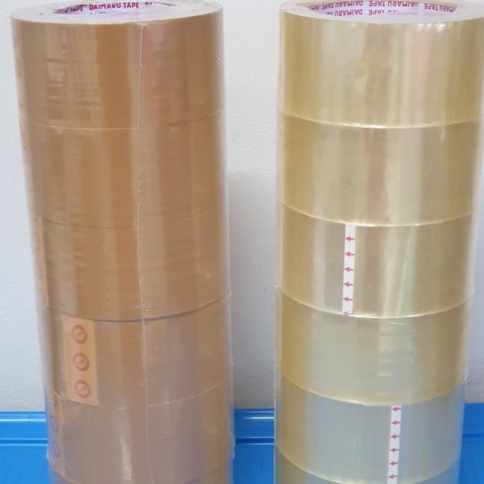 

Lakban Coklat / Bening Daimaru 2 (6 Rol) - Bening