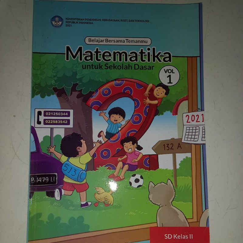 

buku siswa matematika vol 1 kls 2 sd kurikulum merdeka