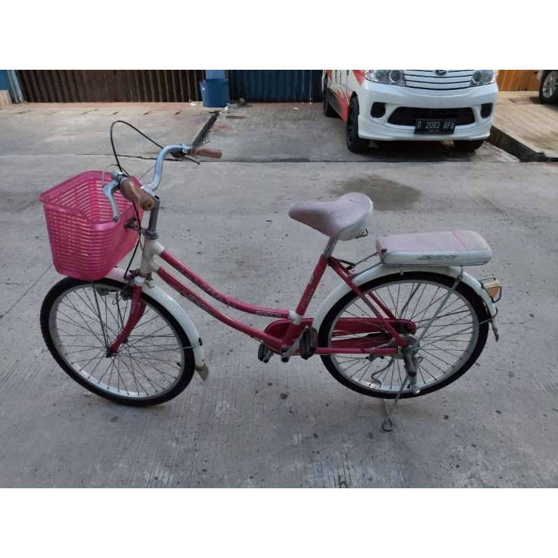 sepeda mini 26 inch jieyang 2601 ada Lampu Keranjang besi boncengan