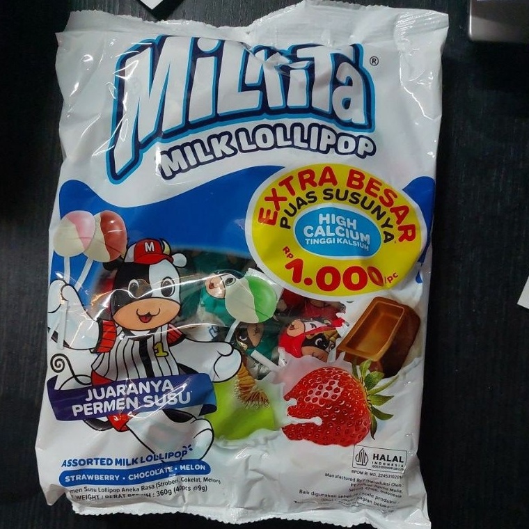 

Terbatas.. Milkita 360 gr ( 40 pcs ) KHL