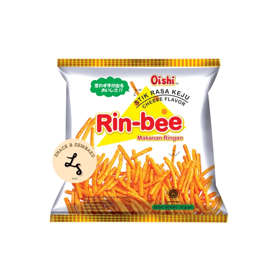 

Produk Keren❇ Oishi Rinbee Rasa Keju [1 Pack 20 pcs x 10gr] I50