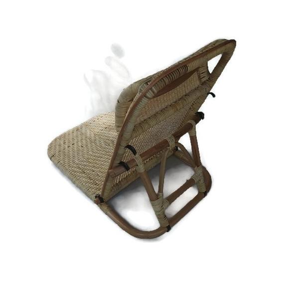 Kursi lipat pantai rotan / kursi malas / kursi santai / lounger kolam hqu