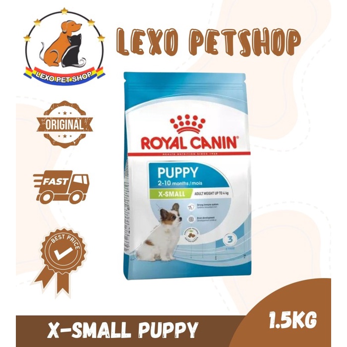 

Royal Canin X-Small Puppy 1,5 Kg - Makanan Anjing / Dog Food / 1.5Kg