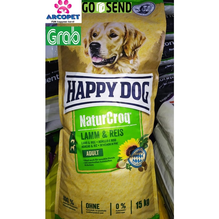 

Happy Dog Naturcroq Lamb & Rice 15 Kg Makanan Anjing