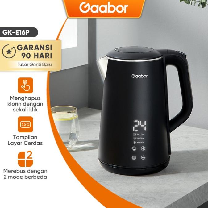 Gaabor Kettle Electric Pemanas Air 1.6 L Digital / GK-E16P