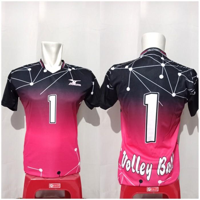 Koli Kaos Volly Fullprint Genos Pink/ Atasan Volly / Jersey Volly