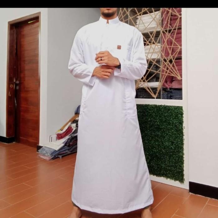 Gamis Jubah Laki Terbaru/Gamis Putih Pria/Gamis Jumbo/Jubah Jumbo