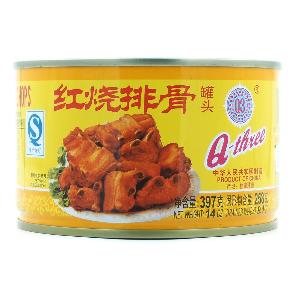 

Q3 Stewed Pork Chops 397gr Kaleng Besar Daging Iga Babi Kaleng B2 Paikut Pai Kut Daging Kalengan Best Seller