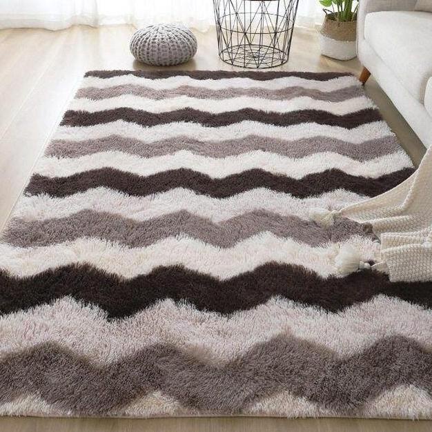 Karpet Bulu Motif Jumbo Uk 200 x 200cm/Karpet Bulu Lantai Anti Slip