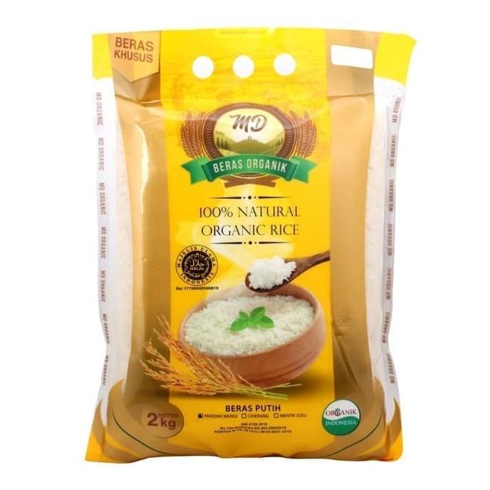 

MD Organic White Rice (Mentik Susu) - Beras Sehat - Beras Putih - 2kg