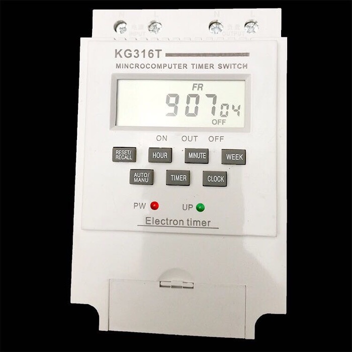 Relay Programmable 240V 10A Digital Timer Switch Relay Otomatis Switch Timer