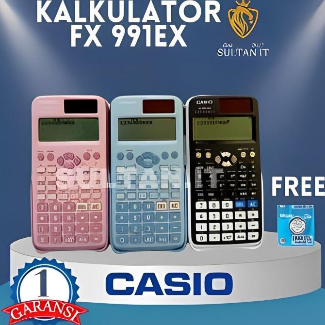 

KALKULATOR SCIENTIFIC CASIO FX 991EX - Hitam Putih ORIGINAL