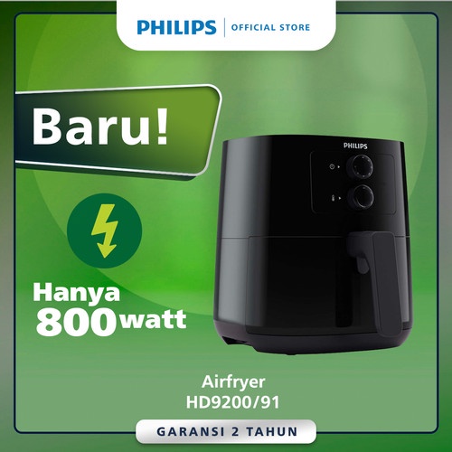 PHILIPS AIR FRYER KAPASITAS 4 LITER SPECTRE PHILIPS HD9200/HD 9200 GARANSI RESMI