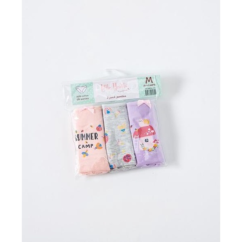 Panty Pack Young Hearts Kids Summer Camp Mini Y04-000732MIX