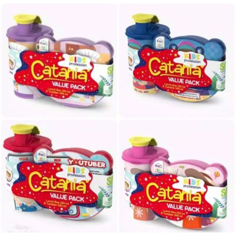 LUNCH BOX CATANIA VALUE PACK UNTUK ANAK/BEKAL SEKOLAH ANAK LUNCH BOX CATANIA VALUE