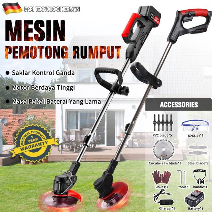 Mesin potong rumput 36V/48V Mesin Pemotong Rumput mesin rumput baterai