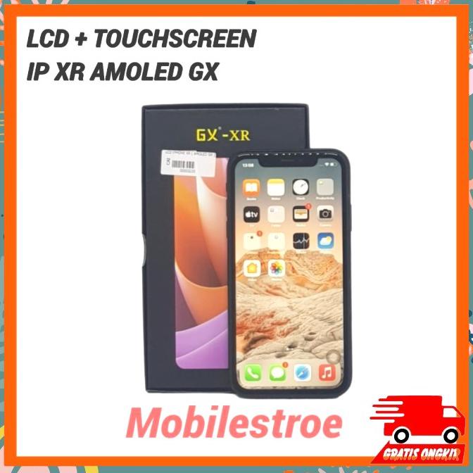 Lcd + Touchscreen Iphone Xr Amoled (Merk Gx)