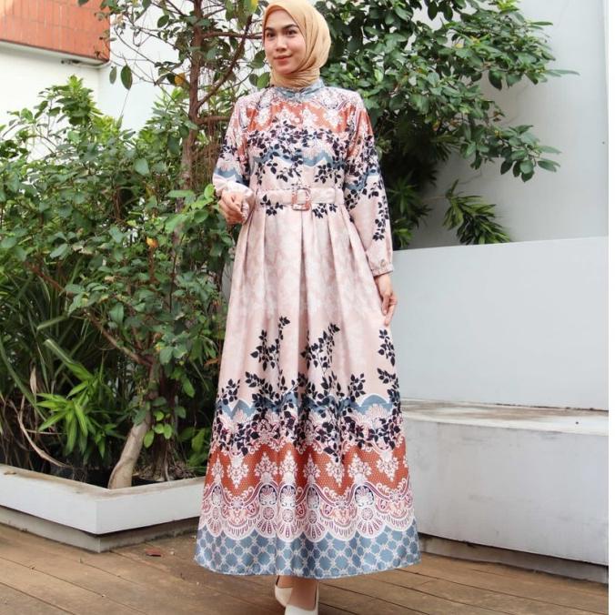 Baju Gamis Motif Silk Premium