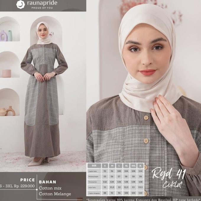Rauna Gamis Terkini / GD 41 / Fashion Muslim